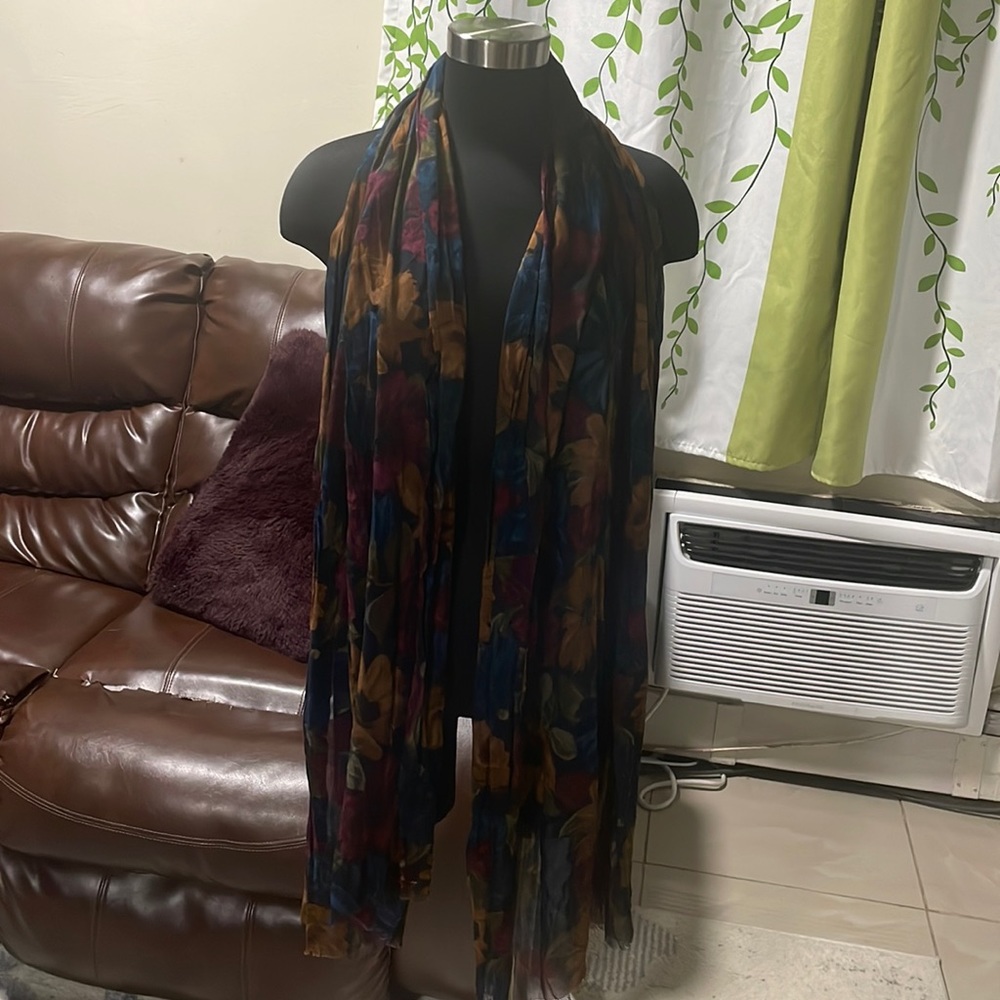 Patricia Nash scarf Autumn flowers